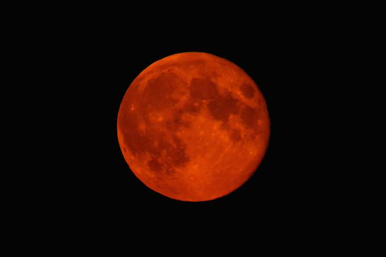 big red moon